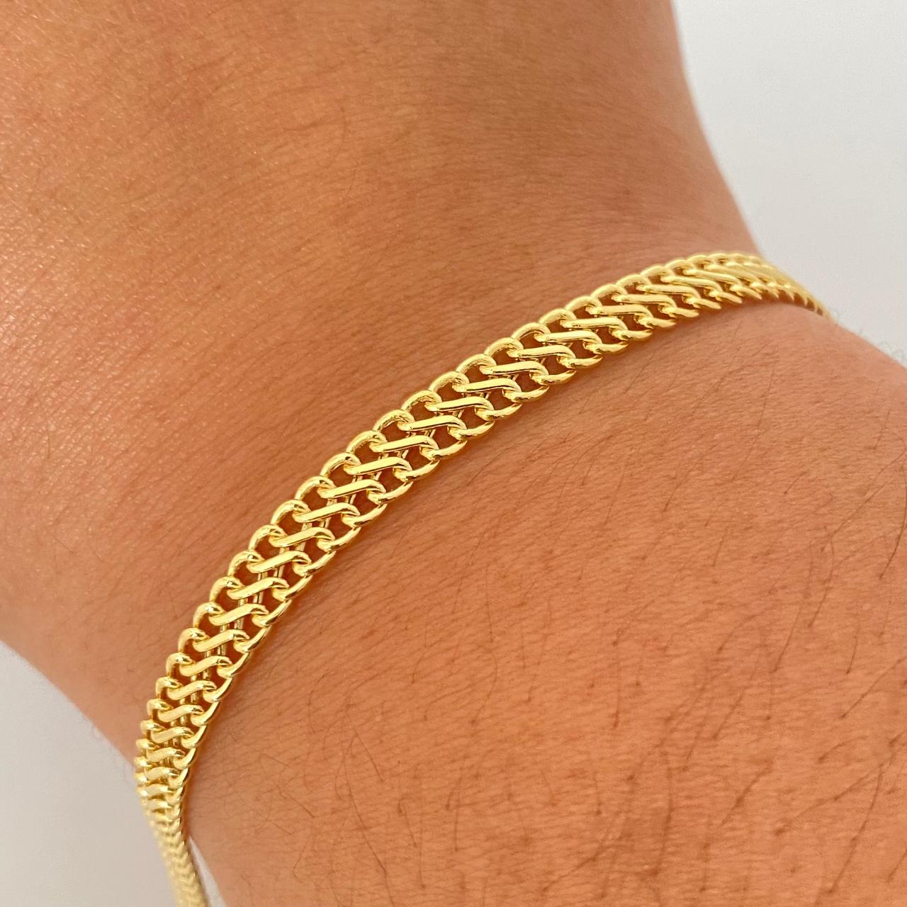 Pulso It sedusa Oro amarillo 18k +1 / 4,1 Gr / 5,3 mm / 19 Cm